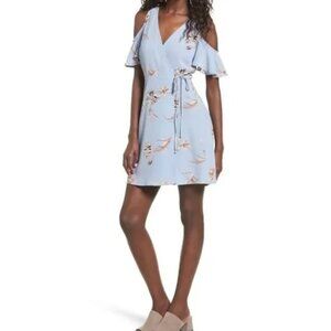 NWT Lush Floral Wrap Dress Size Small